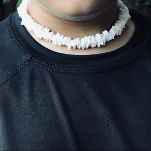 White Puka Shell Necklace